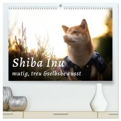 Shiba Inu – mutig, treu, selbstbewusst (hochwertiger Premium Wandkalender 2024 DIN A2 quer), Kunstdruck in Hochglanz von Photography by Alexandra Schultz,  Tamashinu