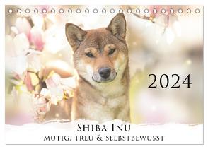 Shiba Inu – mutig, treu, selbstbewusst (Tischkalender 2024 DIN A5 quer), CALVENDO Monatskalender von Photography,  Tamashinu