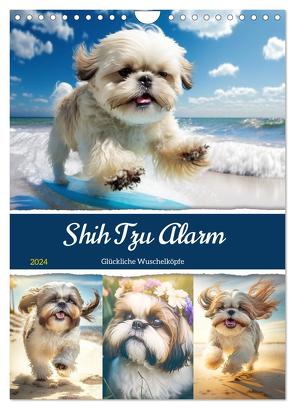 Shih Tzu Alarm. Glückliche Wuschelköpfe (Wandkalender 2024 DIN A4 hoch), CALVENDO Monatskalender von Hurley,  Rose