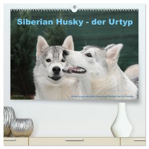 Siberian Husky – der Urtyp (hochwertiger Premium Wandkalender 2024 DIN A2 quer), Kunstdruck in Hochglanz von Ebardt,  Michael