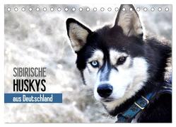 Sibirische Huskys aus Deutschland (Tischkalender 2024 DIN A5 quer), CALVENDO Monatskalender von Hentschel,  Andrea