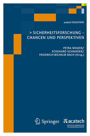 Sicherheitsforschung von Bach,  Friedrich-Wilhelm, Schnieder,  Eckehard, Winzer,  Petra