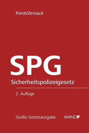 Sicherheitspolizeigesetz SPG von Pürstl,  Gerhard, Zirnsack,  Manfred