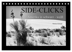 Side-Clicks Amerika in schwarz-weiß (Tischkalender 2024 DIN A5 quer), CALVENDO Monatskalender von Schaupp,  Simone