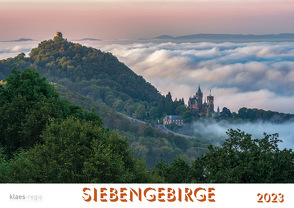Siebengebirge 2023 Bildkalender A4 quer, spiralgebunden von Klaes,  Holger