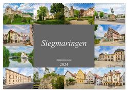 Sigmaringen Impressionen (Wandkalender 2024 DIN A2 quer), CALVENDO Monatskalender von Meutzner,  Dirk