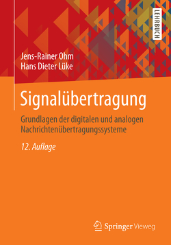 Signalübertragung von Lüke,  Hans Dieter, Ohm,  Jens-Rainer
