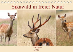 Sikawild in freier Natur (Tischkalender 2022 DIN A5 quer) von Hultsch,  Heike