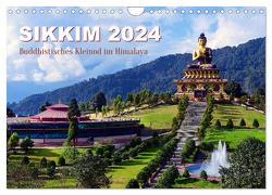 Sikkim – Buddhistisches Kleinod im Himalaya (Wandkalender 2024 DIN A4 quer), CALVENDO Monatskalender von Bergermann,  Manfred