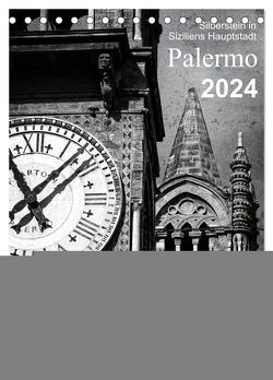 Silberstein in Siziliens Hauptstadt Palermo (Tischkalender 2024 DIN A5 hoch), CALVENDO Monatskalender von Silberstein,  Reiner