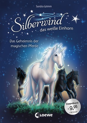 Silberwind, das weiße Einhorn (Band 3-4) – Das Geheimnis der magischen Pferde von Christoph,  Silvia, Grimm,  Sandra