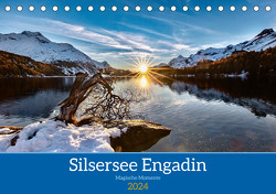 Silsersee Engadin (Tischkalender 2024 DIN A5 quer), CALVENDO Monatskalender von Brantschen,  Janet