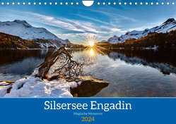 Silsersee Engadin (Wandkalender 2024 DIN A4 quer), CALVENDO Monatskalender von Brantschen,  Janet
