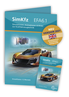 SimKfz EFA6.1 – Version 2021 – Einzellizenz Freischaltcode auf Keycard von Fischer,  Richard, Grassl,  Hans, Gscheidle,  Rolf, Gscheidle,  Tobias, Heider,  Uwe, Hohmann,  Berthold, Käppel,  Thomas, Keil,  Wolfgang, Schlögl,  Bernd, Wildenberg,  Josef T.