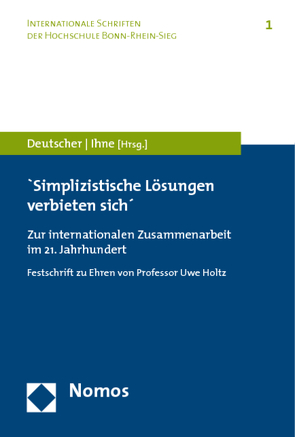 ‚Simplizistische Lösungen verbieten sich‘ von Deutscher,  Eckhard, Ihne,  Hartmut