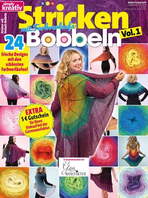 simply kreativ – Stricken mit Farbverlaufs-Bobbeln, Vol. 1 von bpa media GmbH, Buss,  Oliver