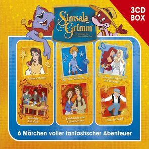 SimsalaGrimm – Hörspielbox Vol. 3 von Kolo,  Stefan, Kramer,  Florian, Mädel,  Michael, Martens,  Heiko, Pistek,  Pierre, Sahling,  Karsten, Schnitzler,  Harry, Schröder,  Jörn, Trommer,  Ralph, Varley,  Nicholas Edward, Ziemann,  Ulla