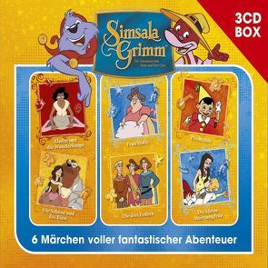 SimsalaGrimm – Hörspielbox Vol. 4 von Fleming,  Marcus, Hickey,  Aidan, Martens,  Heiko, O'Sullivan,  Linda, Prediger,  Armin, Thorisson,  Marteinn, Varley,  Nicholas Edward