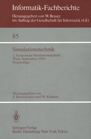 Simulationstechnik von Breitenecker,  F., Kleinert,  W.
