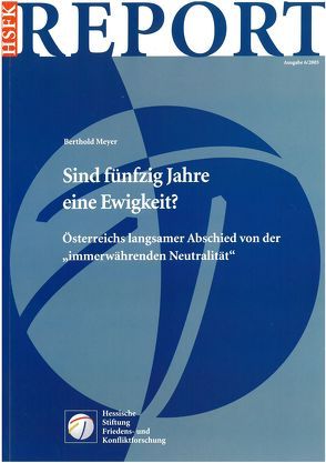 Sind fünfzig Jahre eine Ewigkeit? von Meyer,  Berthold