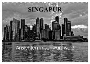 Singapur Ansichten in schwarz weiß (Wandkalender 2024 DIN A2 quer), CALVENDO Monatskalender von Wittstock,  Ralf