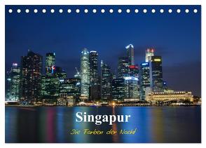 Singapur – Die Farben der Nacht (Tischkalender 2024 DIN A5 quer), CALVENDO Monatskalender von Wittstock,  Ralf