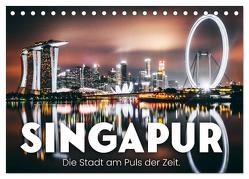 Singapur – Die Stadt am Puls der Zeit. (Tischkalender 2024 DIN A5 quer), CALVENDO Monatskalender von SF,  SF