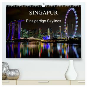 Singapur – Einzigartige Skylines (hochwertiger Premium Wandkalender 2024 DIN A2 quer), Kunstdruck in Hochglanz von Wittstock,  Ralf