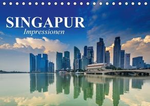 Singapur. Impressionen (Tischkalender 2018 DIN A5 quer) von Stanzer,  Elisabeth