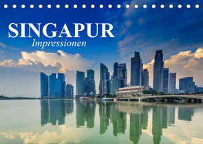 Singapur. Impressionen (Tischkalender 2023 DIN A5 quer) von Stanzer,  Elisabeth