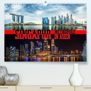 Singapur, Metropole in Asien (Premium, hochwertiger DIN A2 Wandkalender 2022, Kunstdruck in Hochglanz) von Gödecke,  Dieter