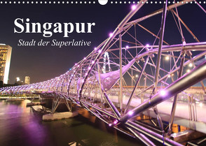 Singapur. Stadt der Superlative (Wandkalender 2023 DIN A3 quer) von Stanzer,  Elisabeth