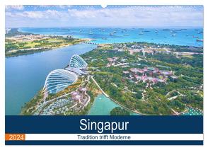 Singapur – Tradition trifft Moderne (Wandkalender 2024 DIN A2 quer), CALVENDO Monatskalender von FM,  FM