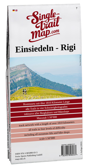 Singletrail Map 007 Einsiedeln – Rigi von Giger,  Thomas
