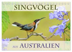 Singvögel aus Australien (Tischkalender 2024 DIN A5 quer), CALVENDO Monatskalender von birdimagency,  BIA