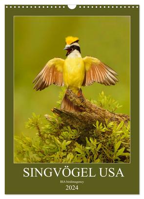 Singvögel USA (Wandkalender 2024 DIN A3 hoch), CALVENDO Monatskalender von birdimagency,  BIA