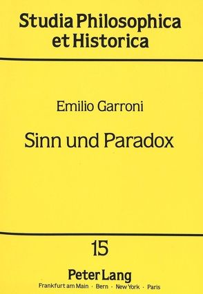 Sinn und Paradox von Garroni,  Emilio