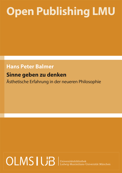 Sinne geben zu denken von Balmer,  Hans-Peter