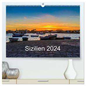 Sizilien 2024 / CH-Version (hochwertiger Premium Wandkalender 2024 DIN A2 quer), Kunstdruck in Hochglanz von Lupo,  Giuseppe