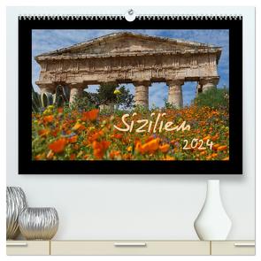Sizilien (hochwertiger Premium Wandkalender 2024 DIN A2 quer), Kunstdruck in Hochglanz von Flori0,  Flori0