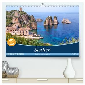 Sizilien – Italien mal anders (hochwertiger Premium Wandkalender 2024 DIN A2 quer), Kunstdruck in Hochglanz von Kruse,  Joana
