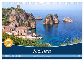 Sizilien – Italien mal anders (Wandkalender 2024 DIN A3 quer), CALVENDO Monatskalender von Kruse,  Joana