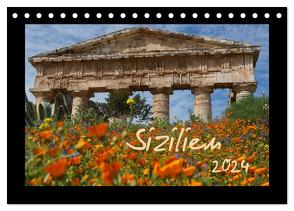 Sizilien (Tischkalender 2024 DIN A5 quer), CALVENDO Monatskalender von Flori0,  Flori0
