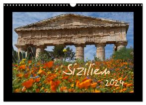 Sizilien (Wandkalender 2024 DIN A3 quer), CALVENDO Monatskalender von Flori0,  Flori0