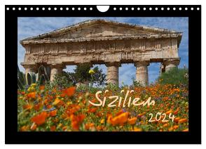 Sizilien (Wandkalender 2024 DIN A4 quer), CALVENDO Monatskalender von Flori0,  Flori0