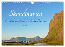 Skandinavien, der wildromantische Norden Europas (Wandkalender 2024 DIN A4 quer), CALVENDO Monatskalender von Junghanns,  Konstanze