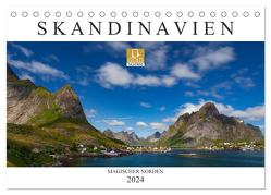 Skandinavien: Magischer Norden (Tischkalender 2024 DIN A5 quer), CALVENDO Monatskalender von Preißler www.nopreis.de,  Norman