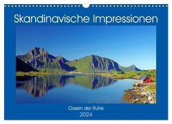 Skandinavische Impressionen – Oasen der Ruhe (Wandkalender 2024 DIN A3 quer), CALVENDO Monatskalender von Pantke,  Reinhard