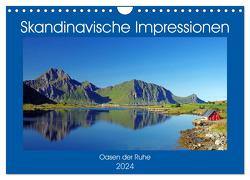 Skandinavische Impressionen – Oasen der Ruhe (Wandkalender 2024 DIN A4 quer), CALVENDO Monatskalender von Pantke,  Reinhard