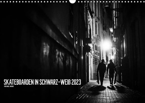 Skateboarden in Schwarz-Weiß (Wandkalender 2023 DIN A3 quer) von Wagner,  Daniel